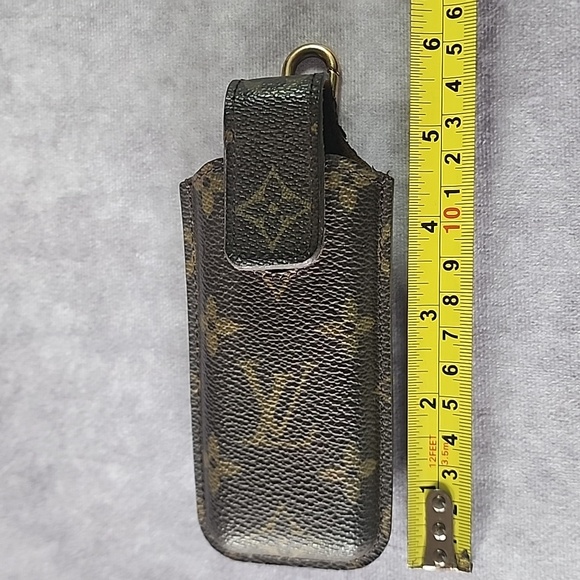 Louis Vuitton Vintage Monogram Phone Case Card Holder Case Bag Charm Accessory - Picture 9 of 10